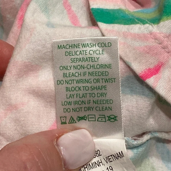 Lilly Pulitzer Agee Croc My World Eyelet Ladder Lace Trim Supima Dress, 16630 - Picture 10 of 12